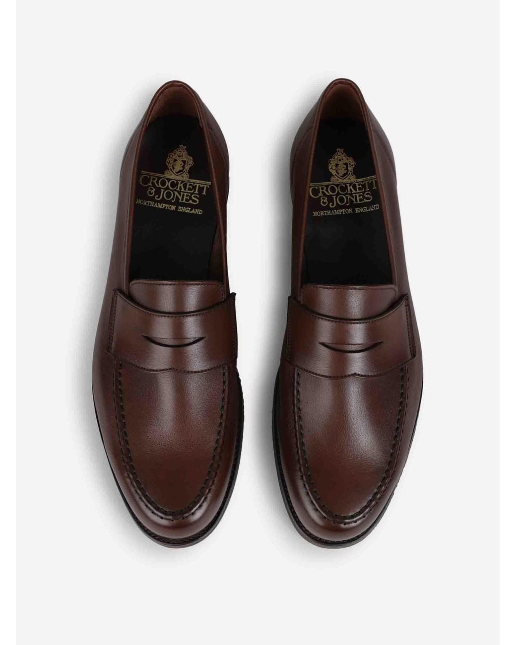 Crockett and Jones Brown Harvard 2 Loafers for men