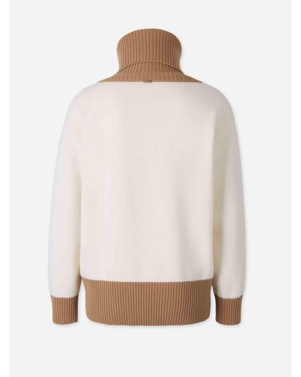 Herno White Turtleneck Sweater