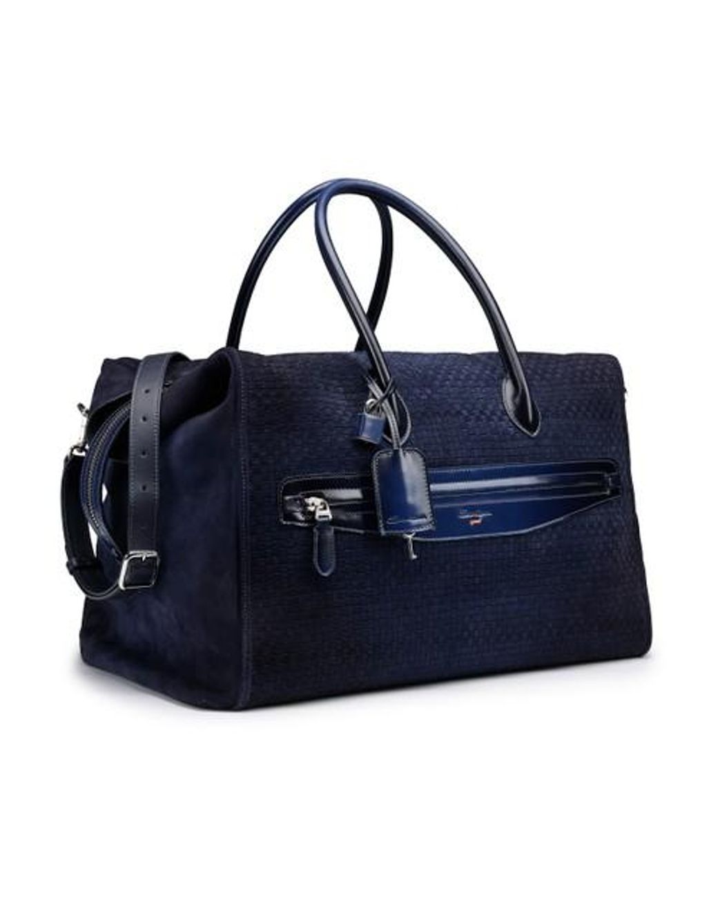 Borsa Da Viaggio di Santoni in Blue da Uomo