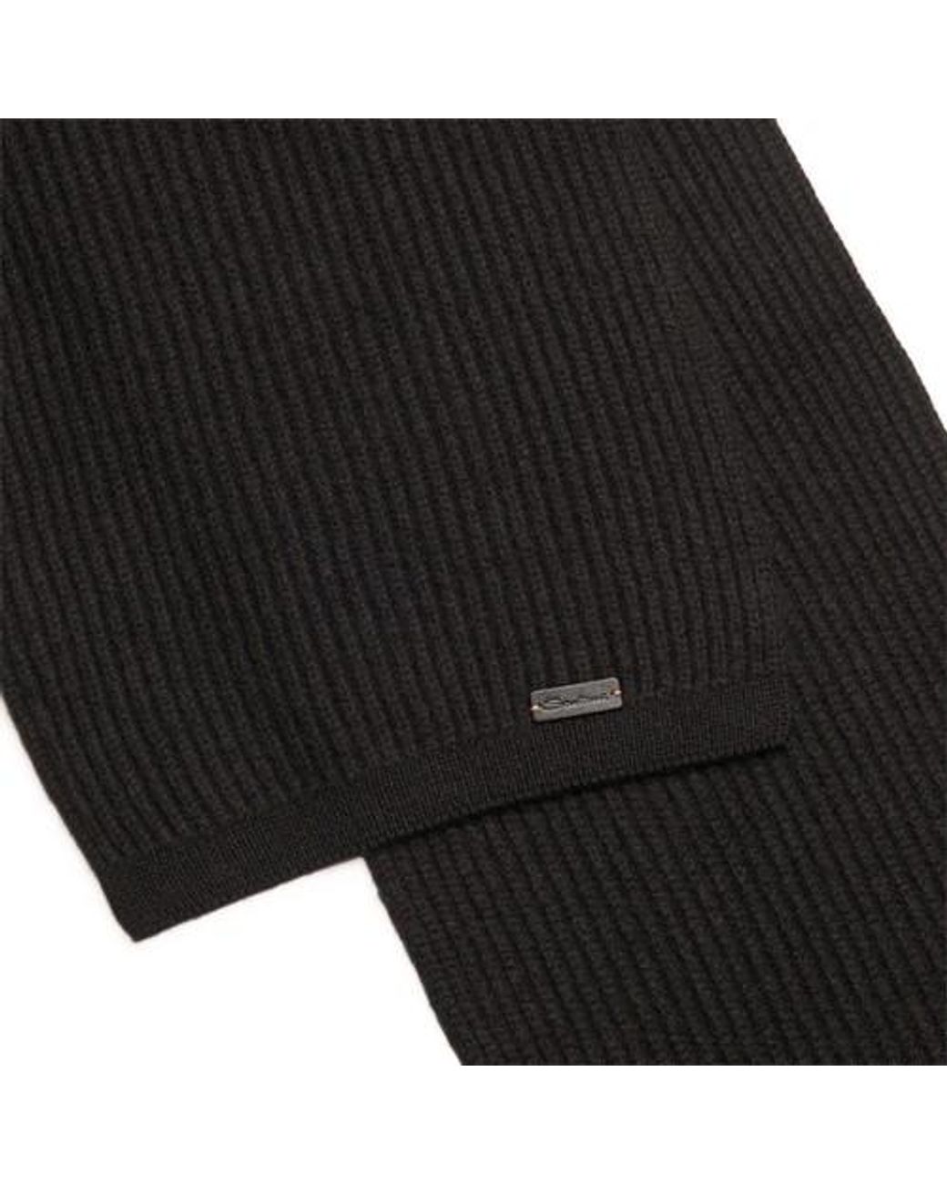 Sciarpa di Santoni in Black da Uomo