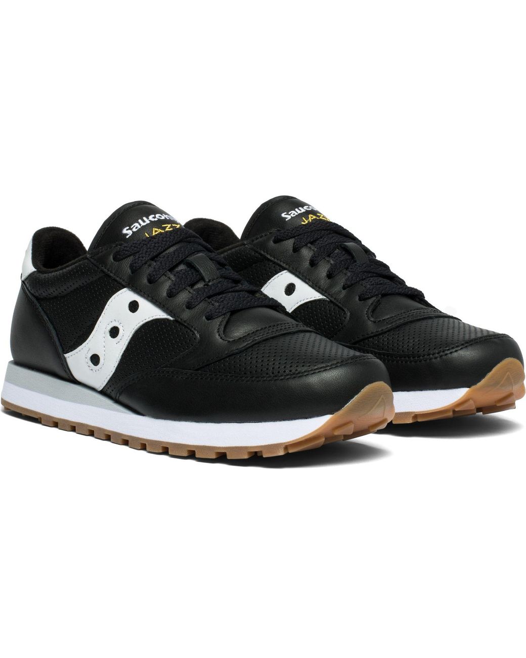 saucony jazz original leather white