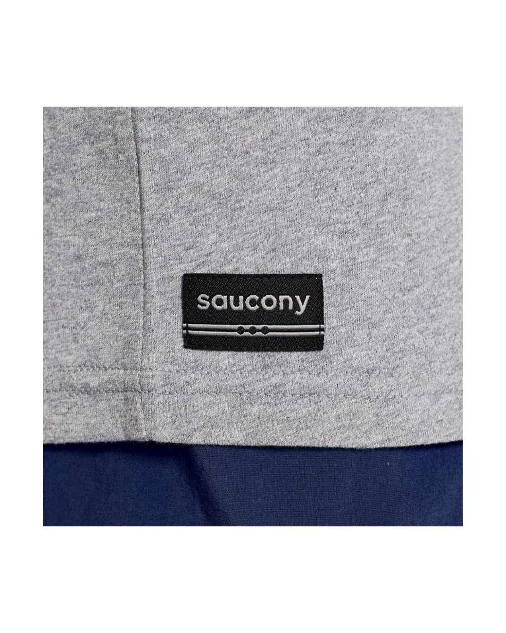 Saucony London Rested T-shirt in Blue for Men | Lyst