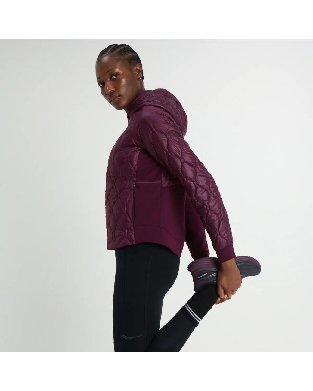 Saucony Purple Hurricane Insulated Jacket