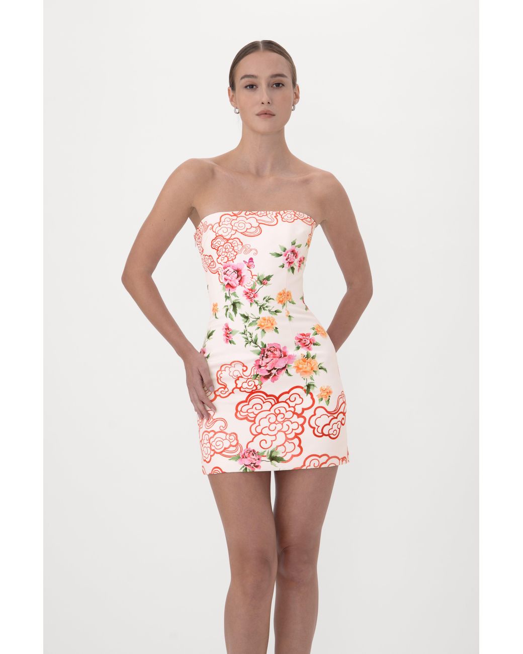 SAU LEE Multicolor Aimee Mini Dress