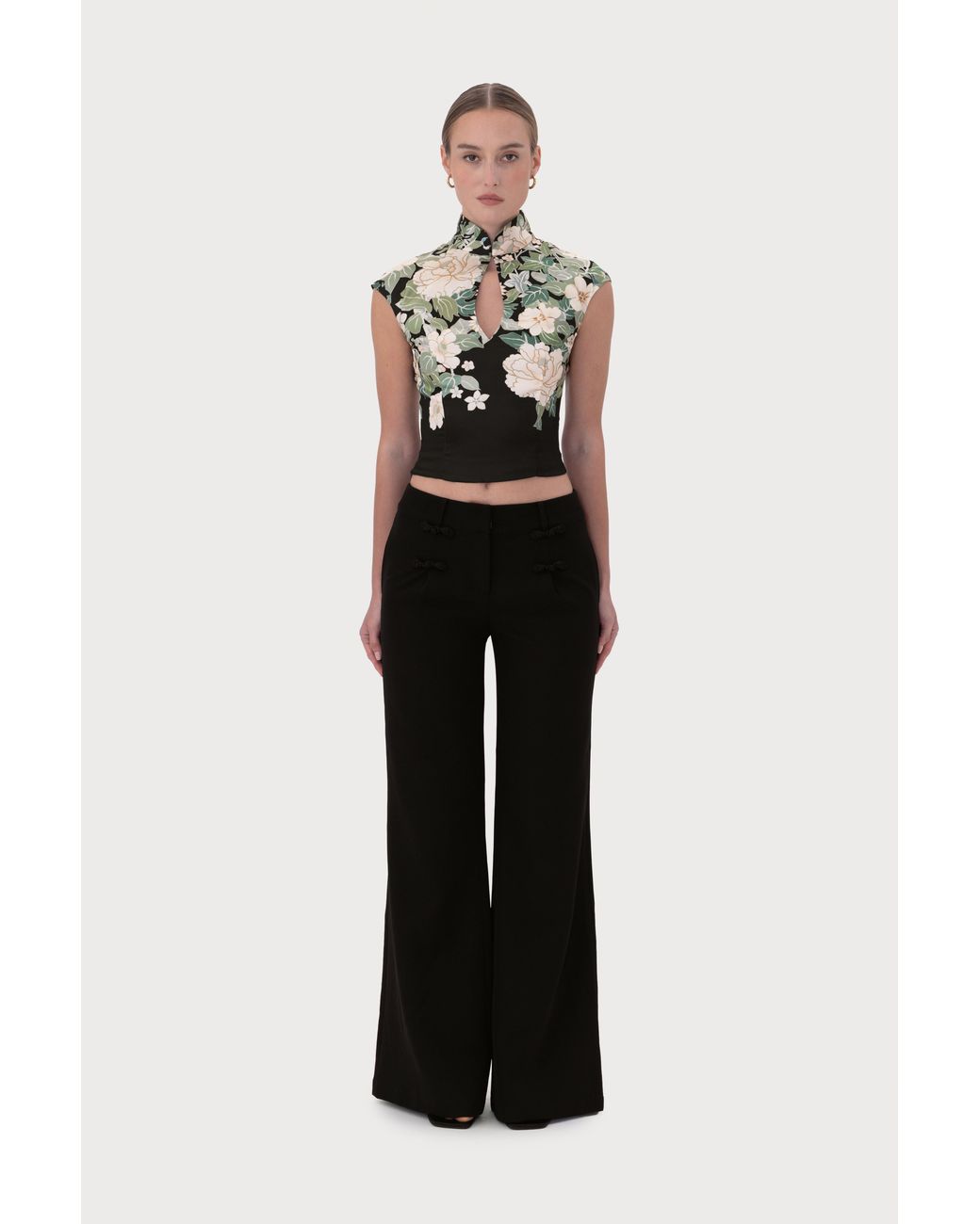 SAU LEE Multicolor Dara Top