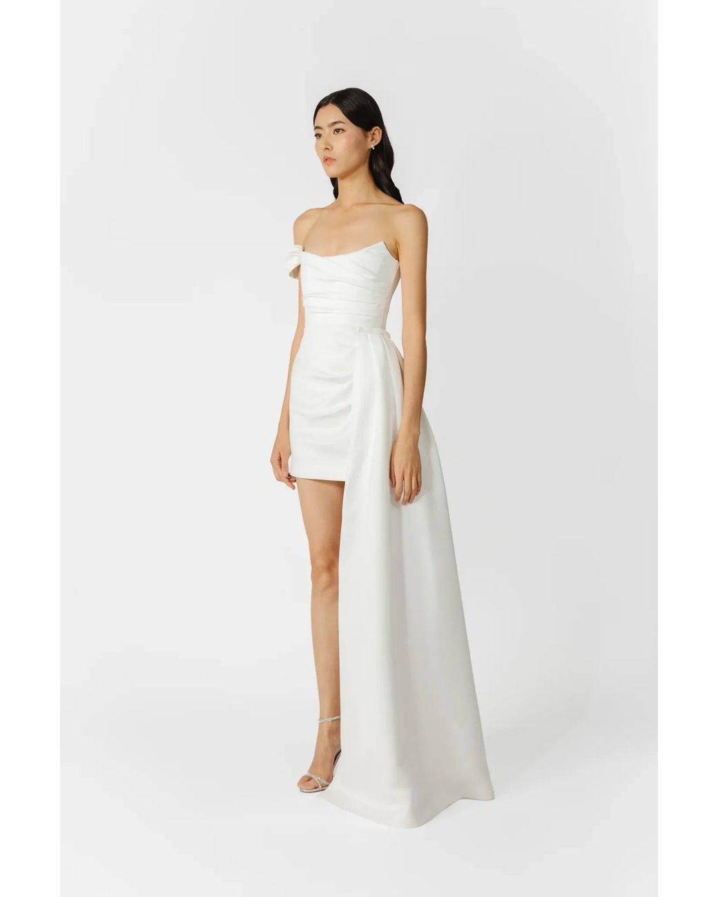 SAU LEE White Brenda Mini Dress