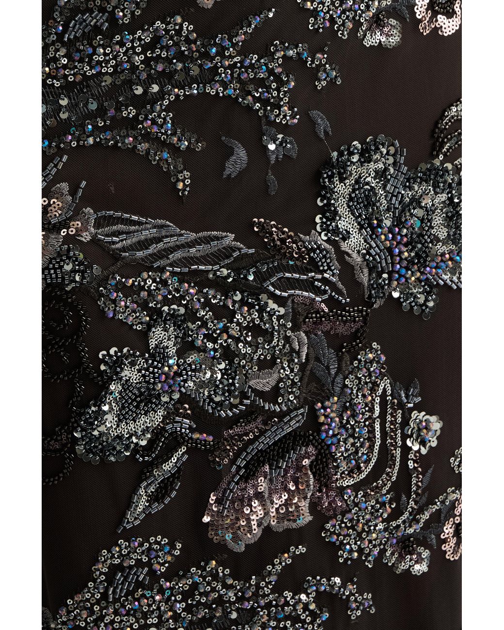 SAU LEE Green Adrian Embellished Gown