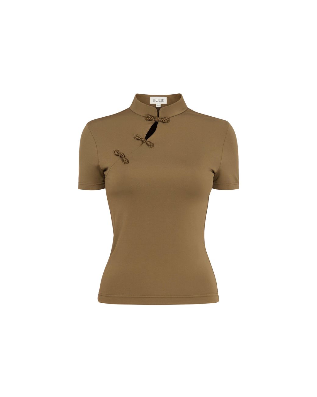 SAU LEE Natural Timo Jersey Top