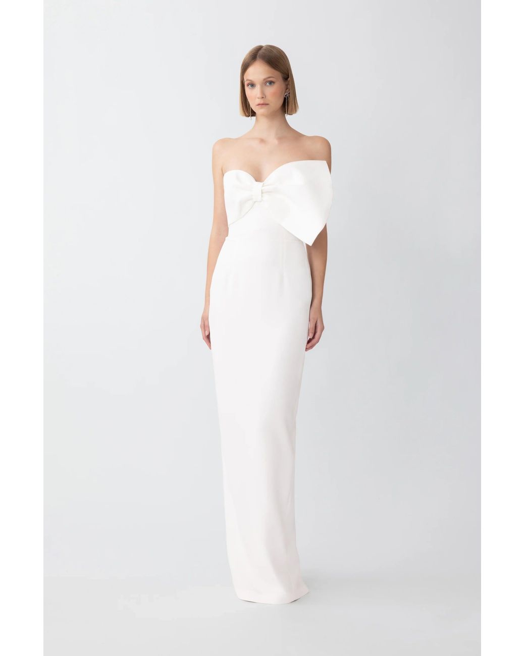 SAU LEE White Eleanor Gown
