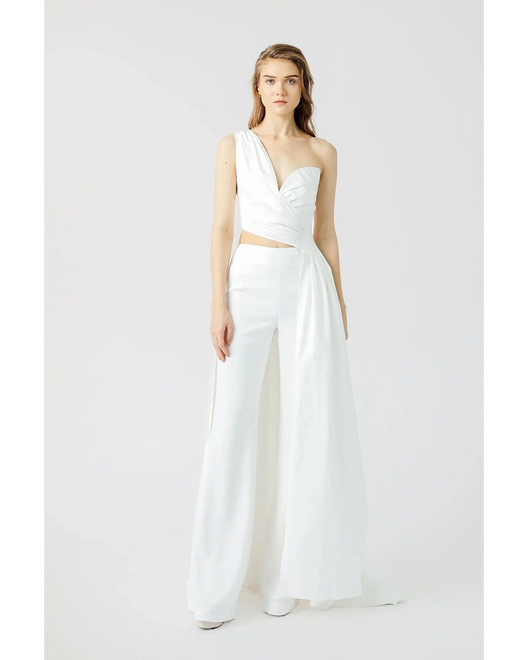 SAU LEE White Thalia Top
