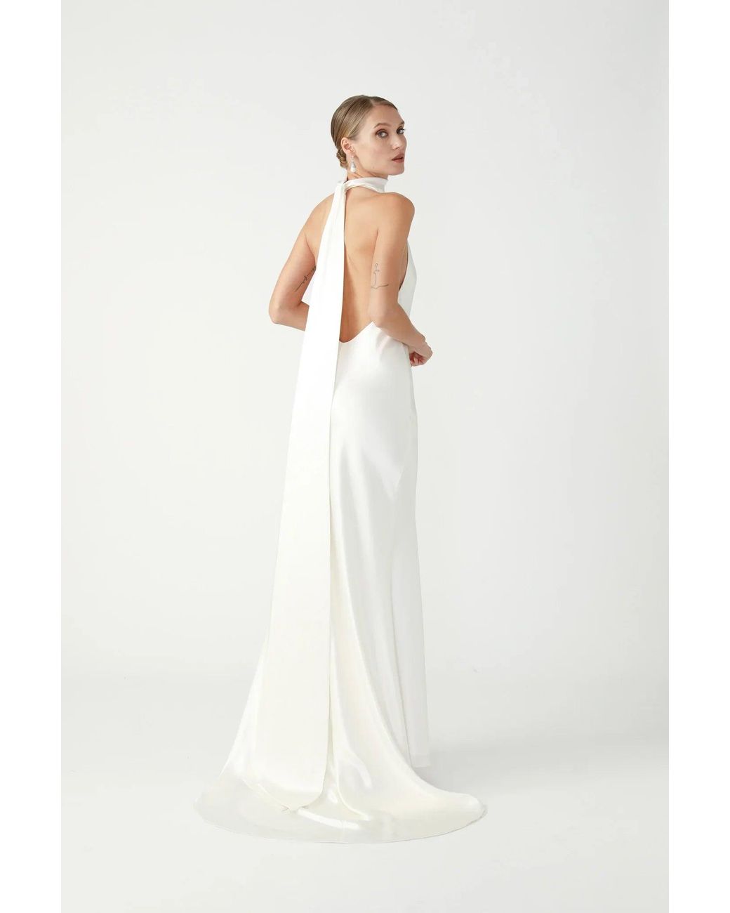 SAU LEE White Persephone Gown