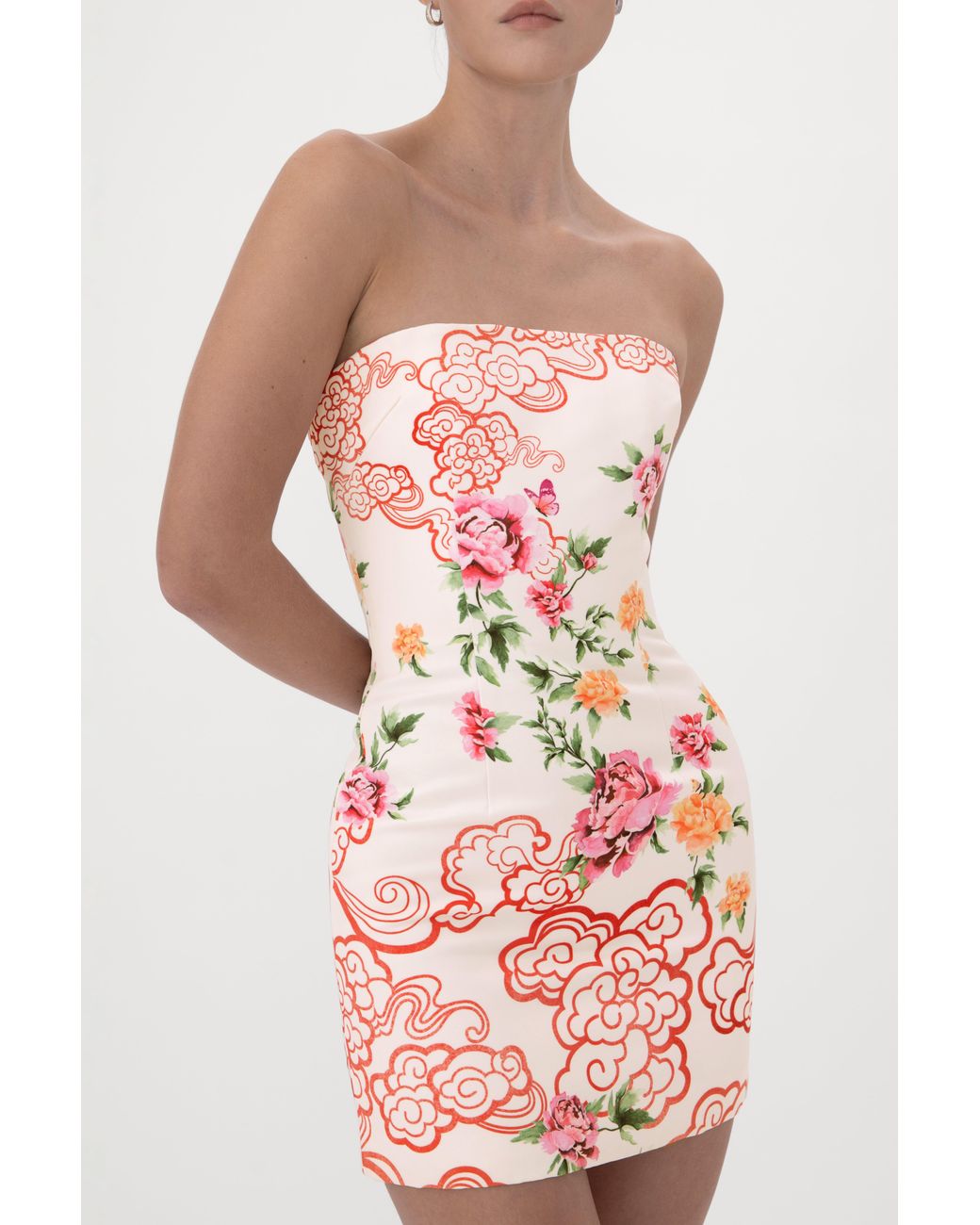SAU LEE Multicolor Aimee Mini Dress