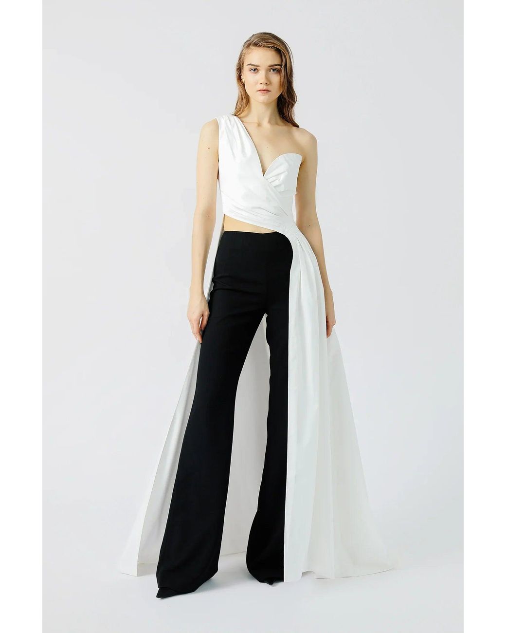 SAU LEE White Thalia Top
