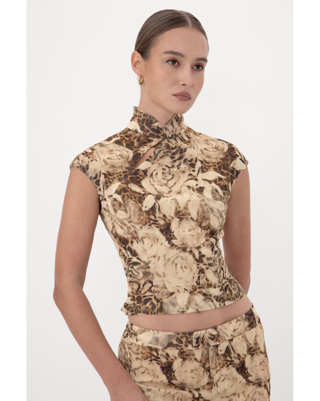 SAU LEE Natural Rumi Top