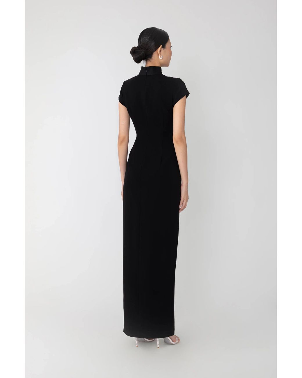 SAU LEE Black Isabella Maxi Dress