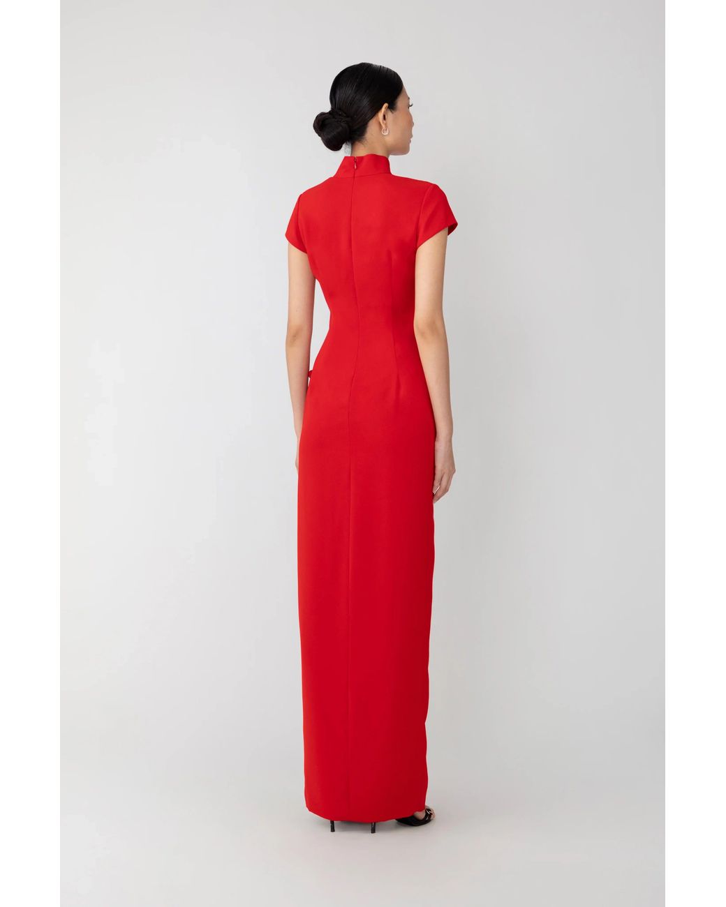 SAU LEE Red Isabella Maxi Dress