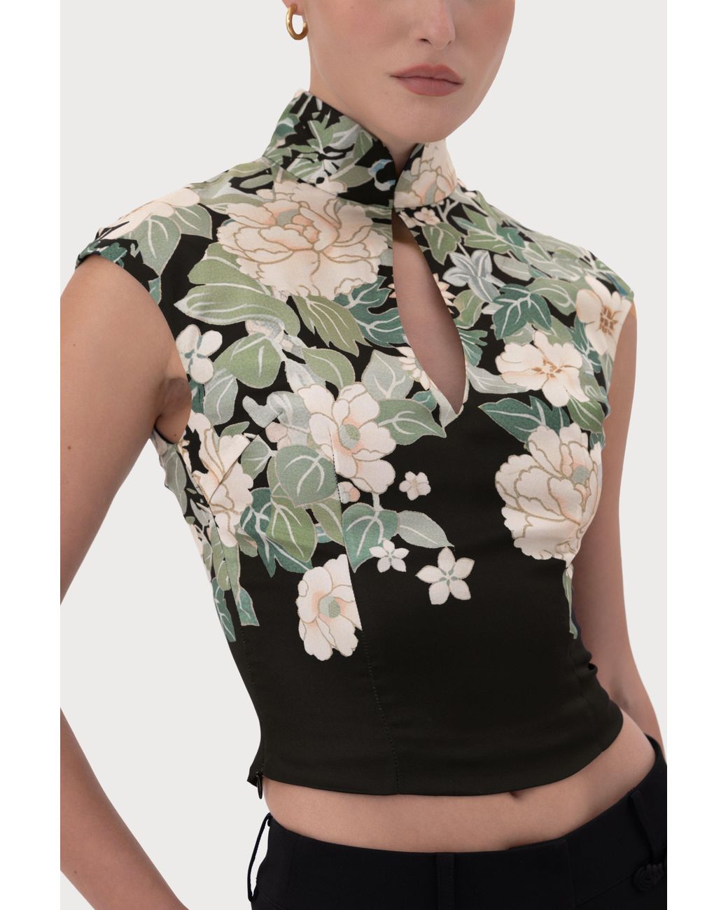 SAU LEE Multicolor Dara Top