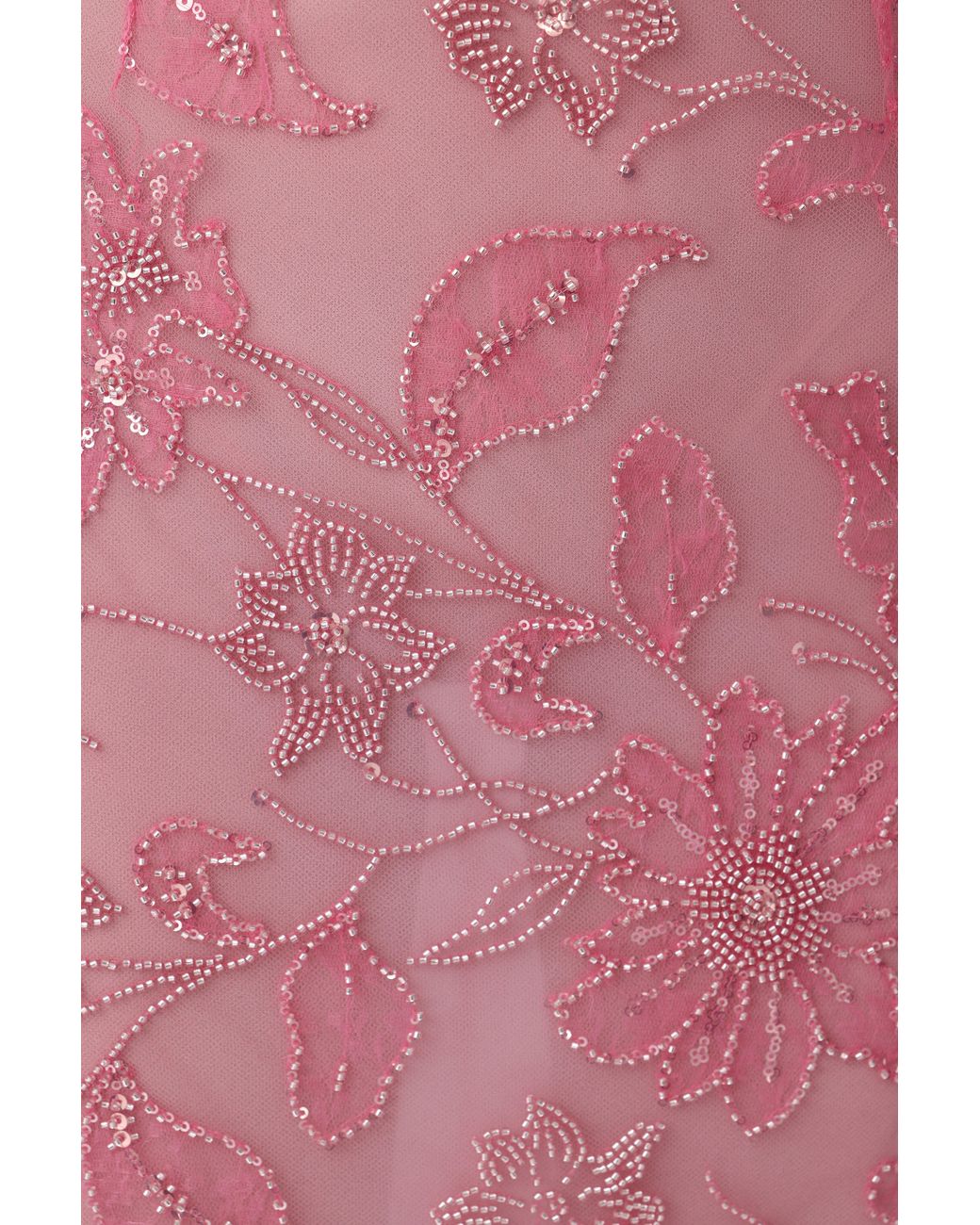 SAU LEE Pink Courtney Strapless Maxi Dress