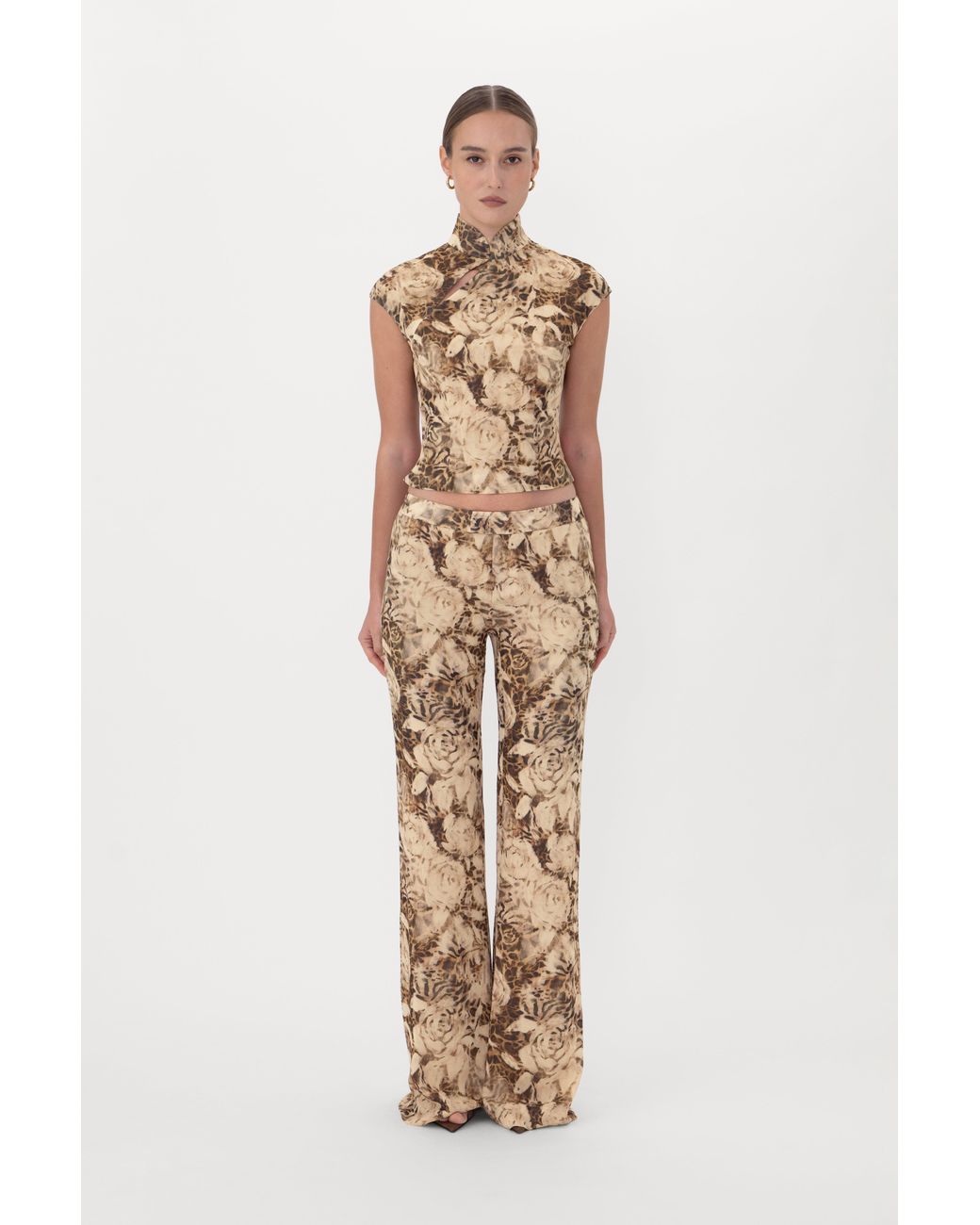 SAU LEE Natural Rumi Top