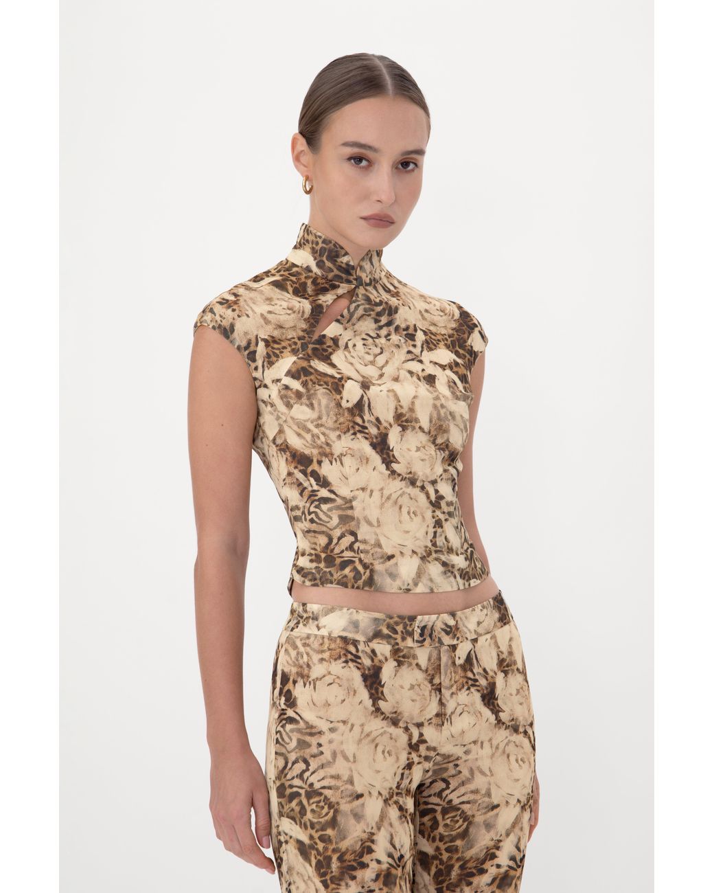 SAU LEE Natural Rumi Top