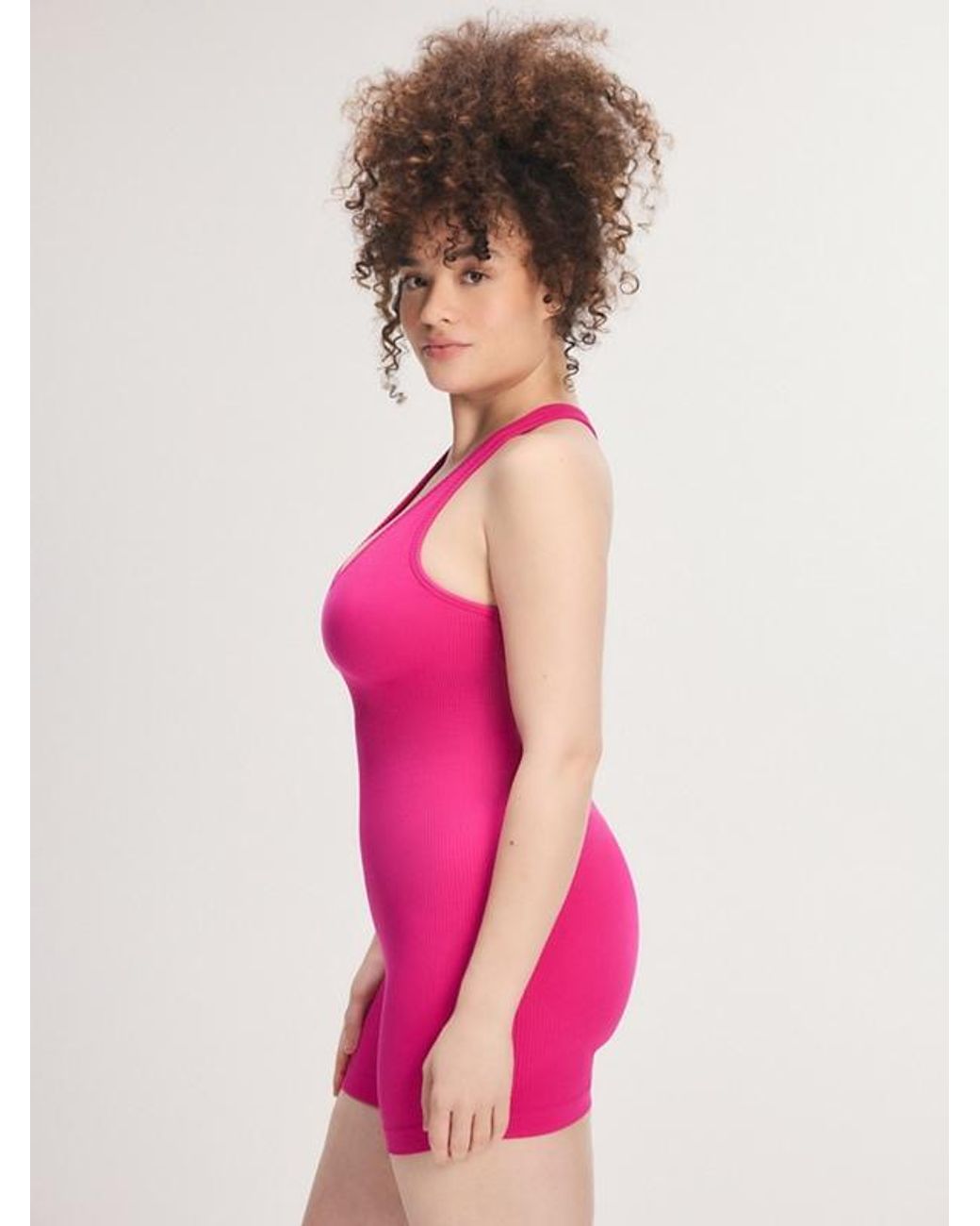 Savage X Pink Seamless Sport Racerback Romper