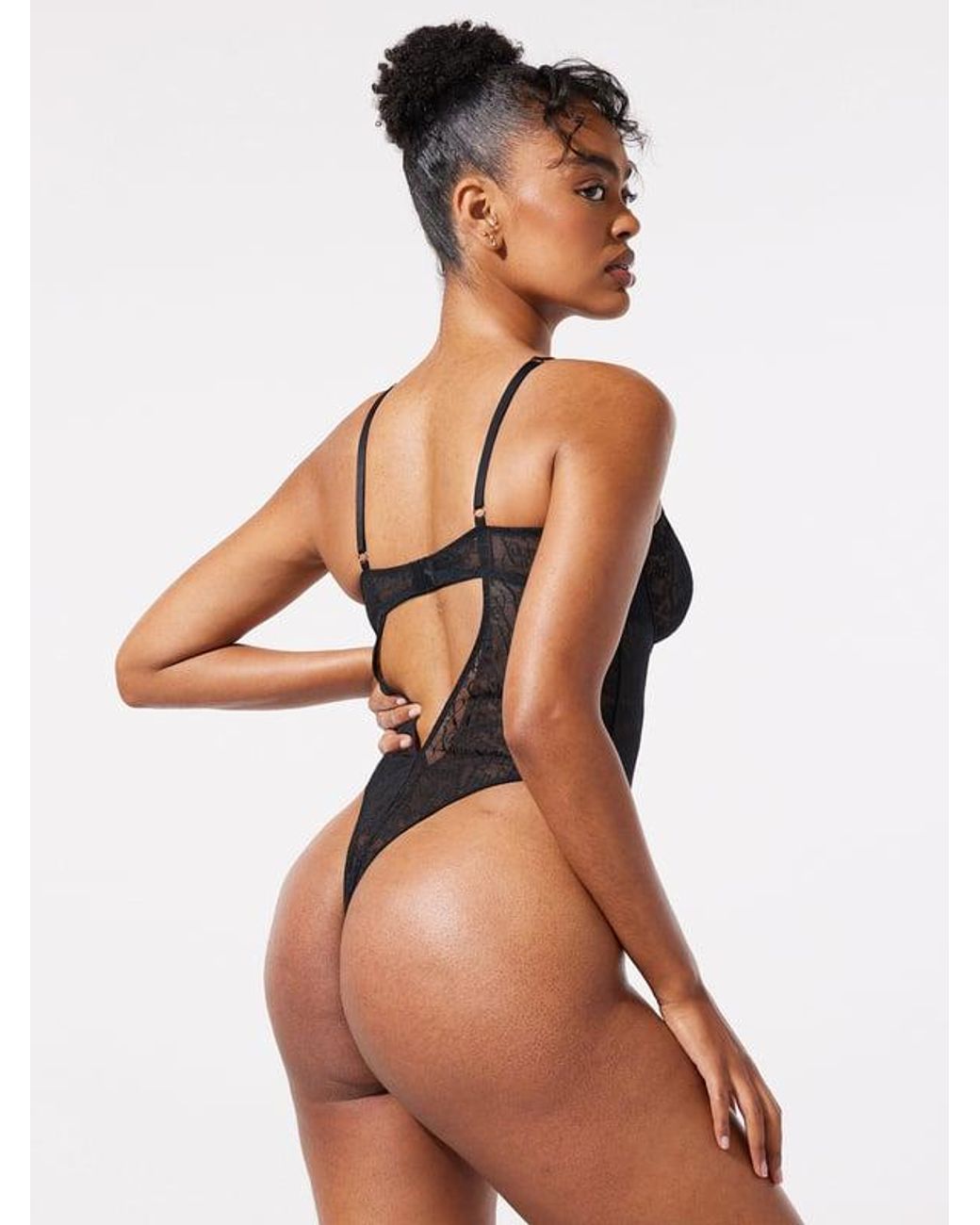 Savage X Black Signature Script Underwire Teddy