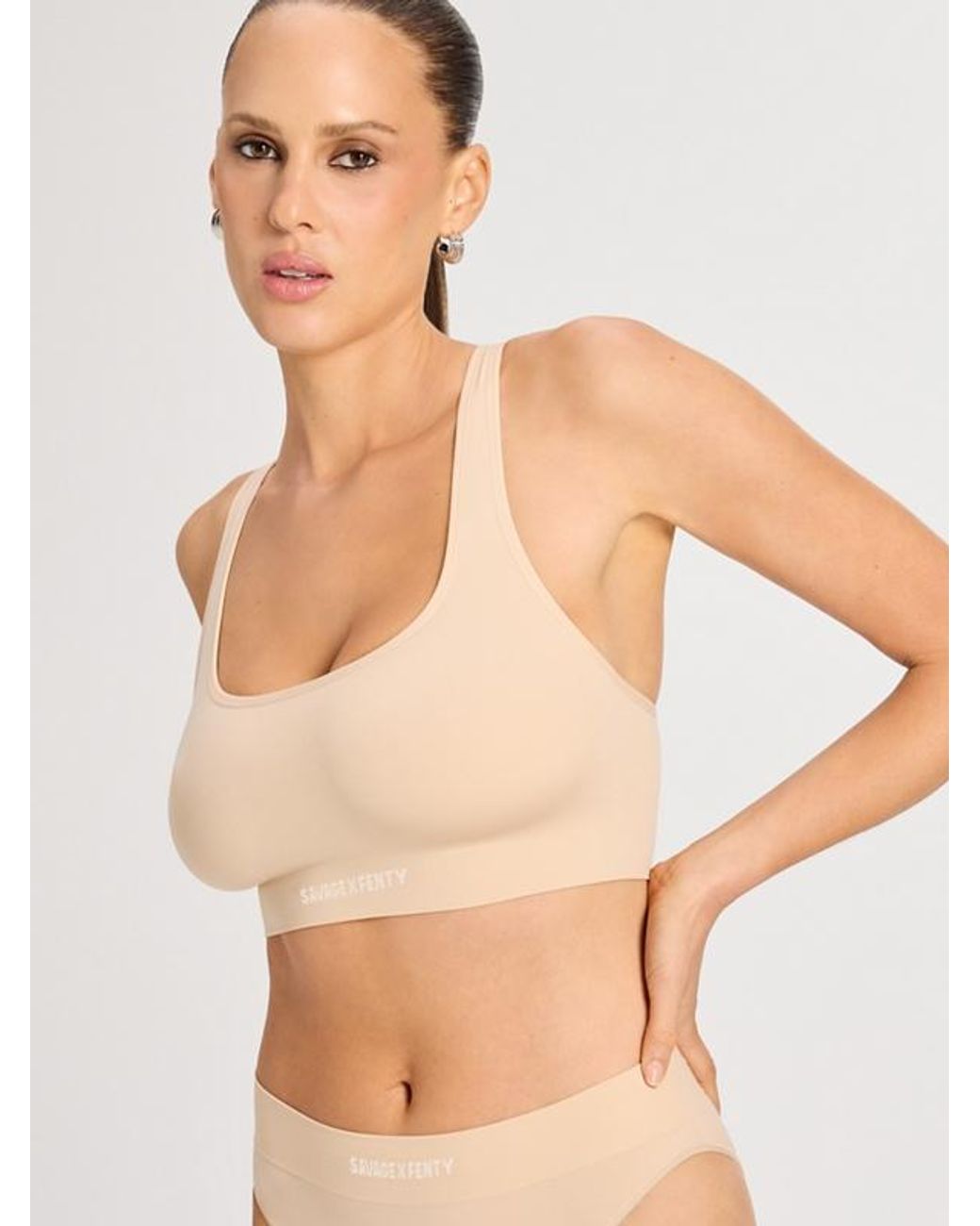 Savage X Natural Seamless Scoop-neck Bralette