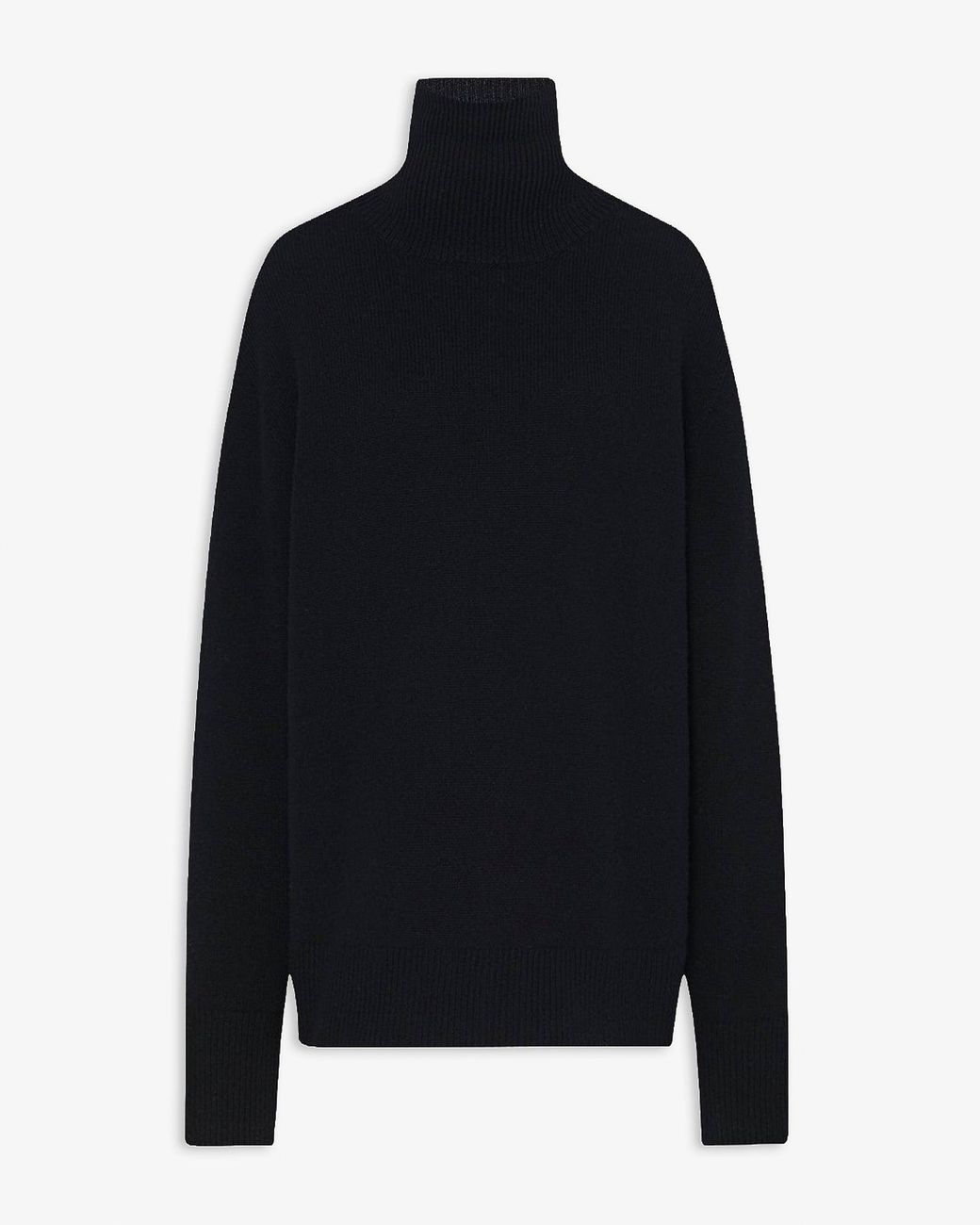 The Row Black Stepny Turtleneck Sweater
