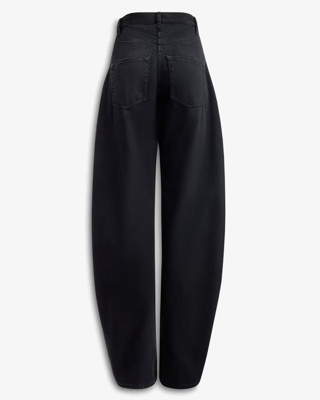 Alaïa Blue Black Denim Round Jeans