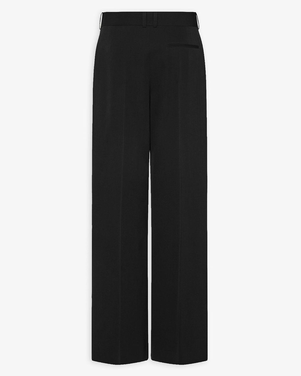 The Row Black Daniela Tailored Wool Pants