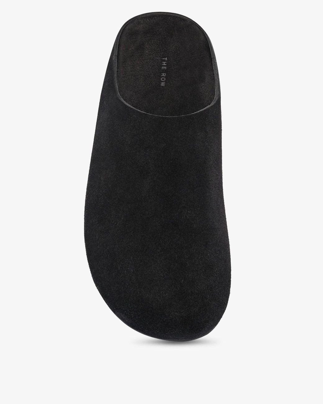 The Row Hudson Black Mule Slides