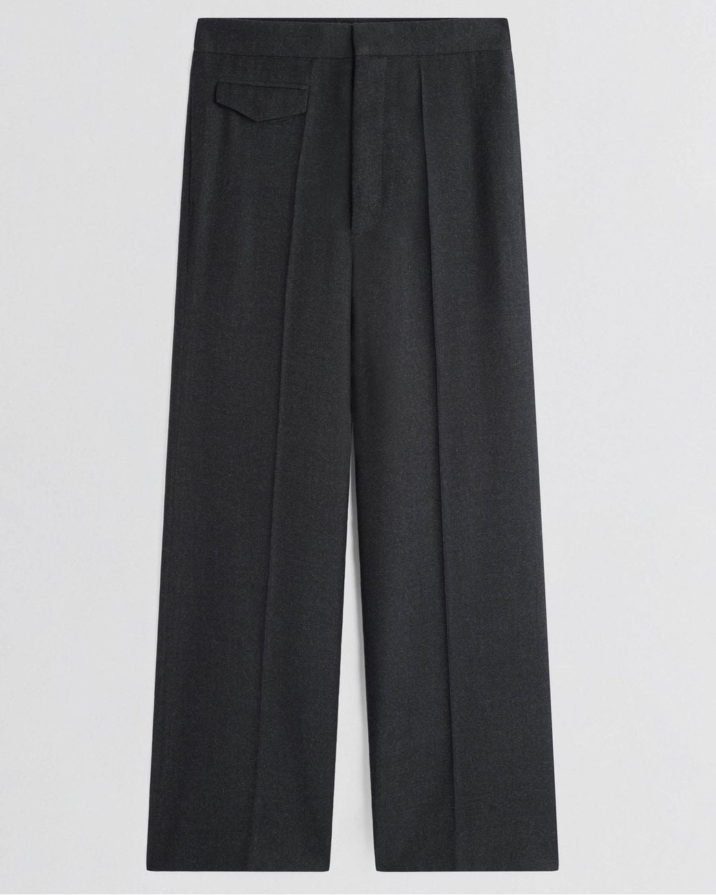 Phoebe Philo Gray Flap Pocket Trousers