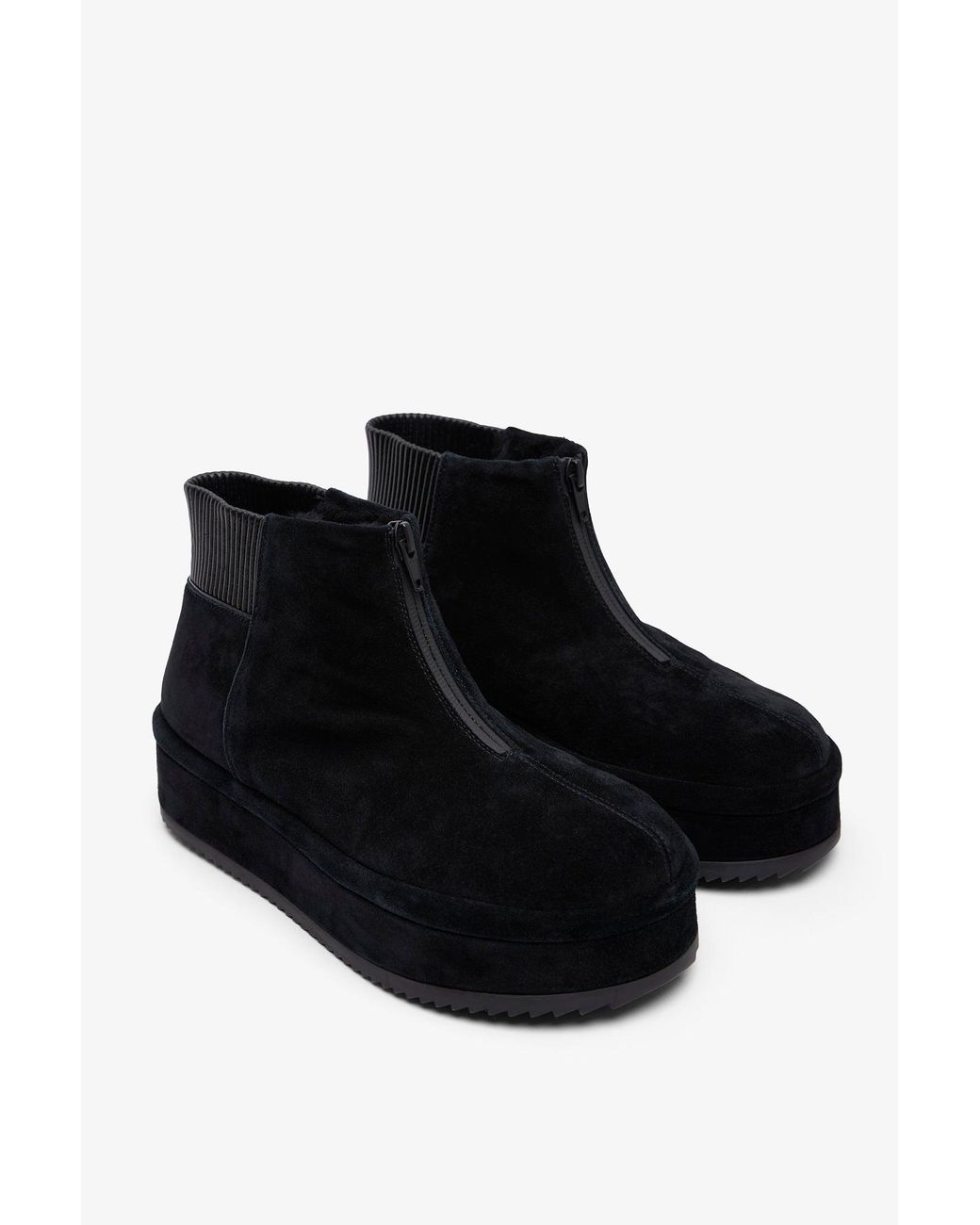 Phoebe Philo Bumper Booties in Black | Lyst UK