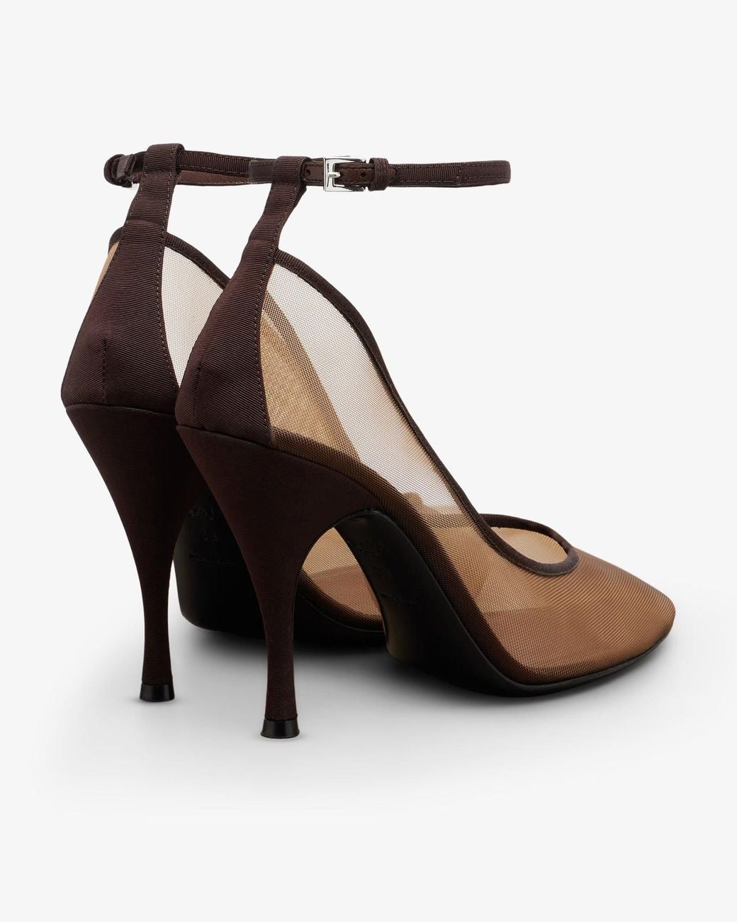 Alaïa White Transparent Amber Strappy Pumps
