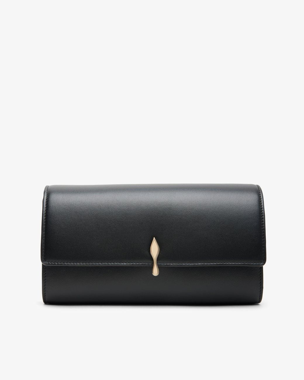 Christian Louboutin Black Bettina Wallet On A Chain Clutch