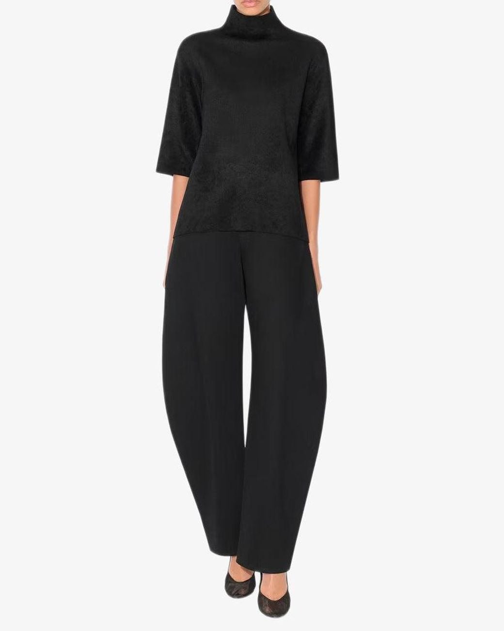 Alaïa Blue Black Denim Round Jeans