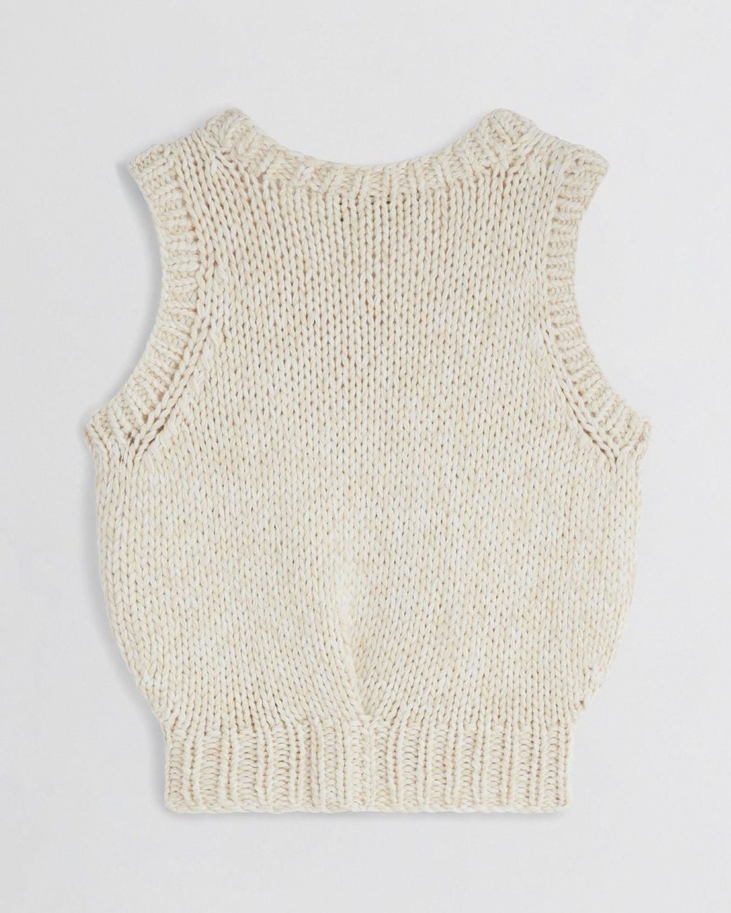 Phoebe Philo Natural Handknit Vest