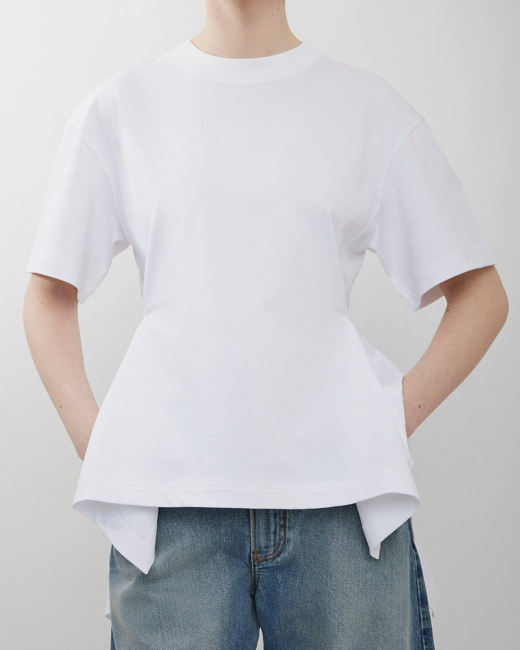 Alaïa Panelled White Top