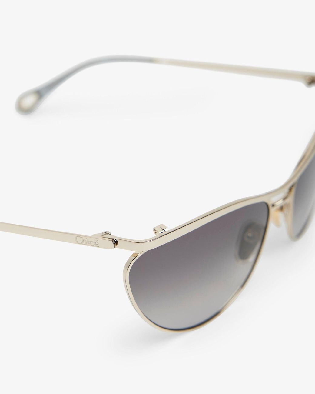 Chloé Gray Uma Cat Eye Sunglasses