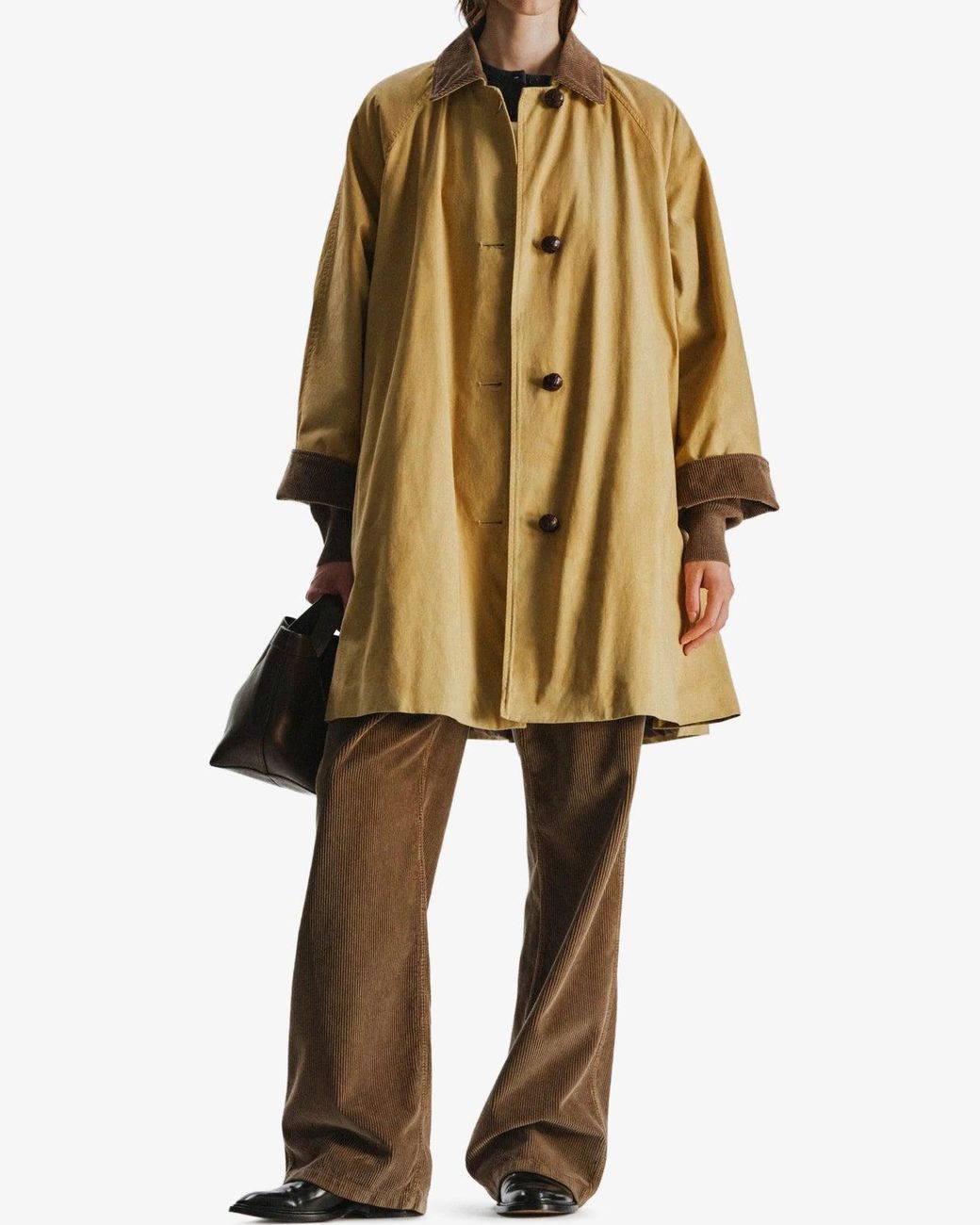 The Row Natural Ina Cotton Gabardine Coat