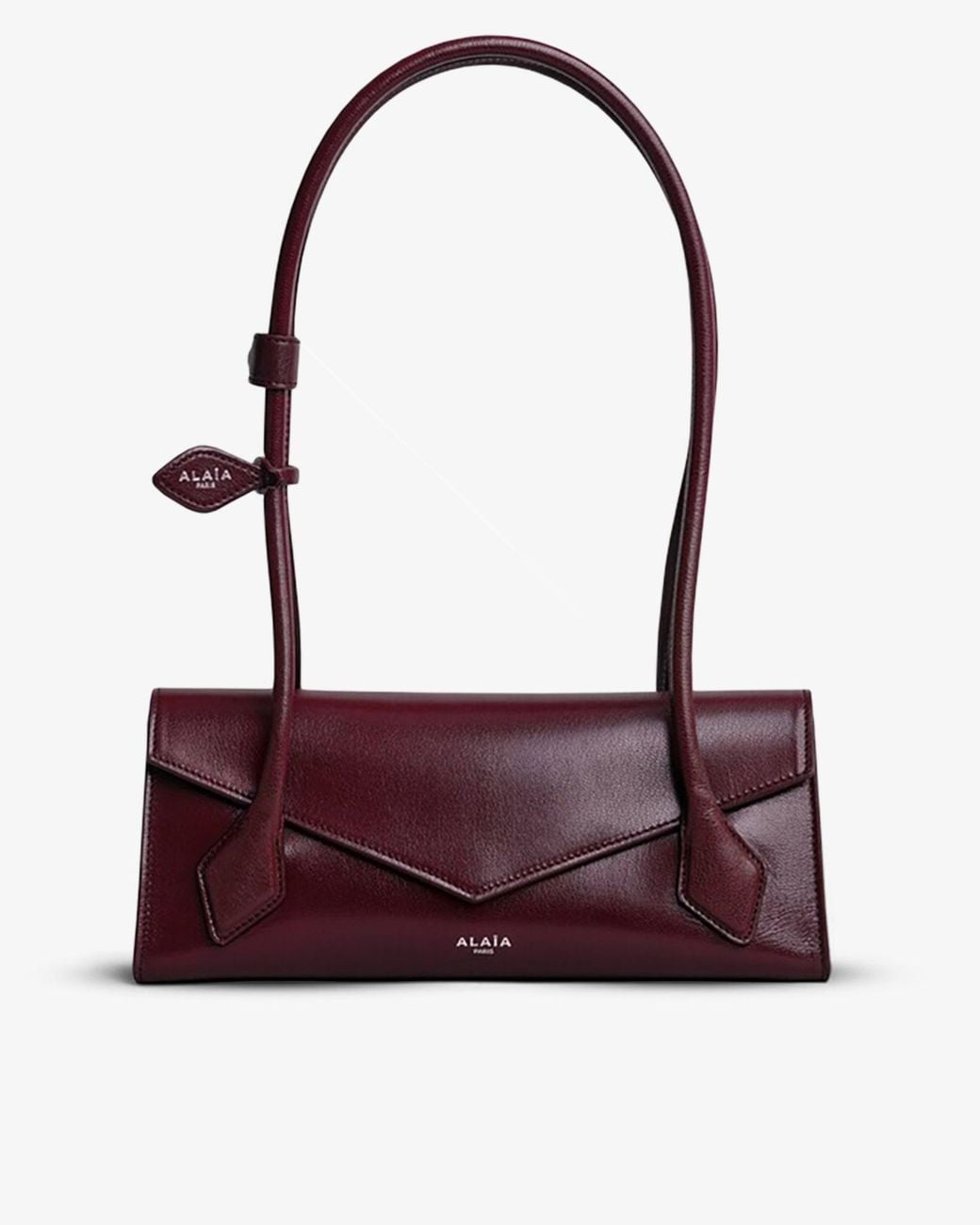 Alaïa Purple Le Teckel Flap Small Leather Bag