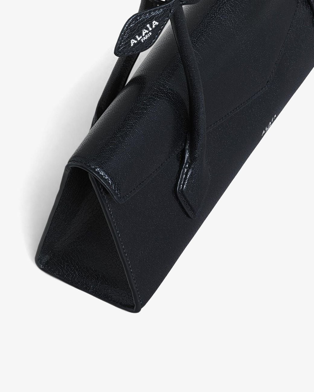 Alaïa Black Le Teckel Flap Medium Leather Bag