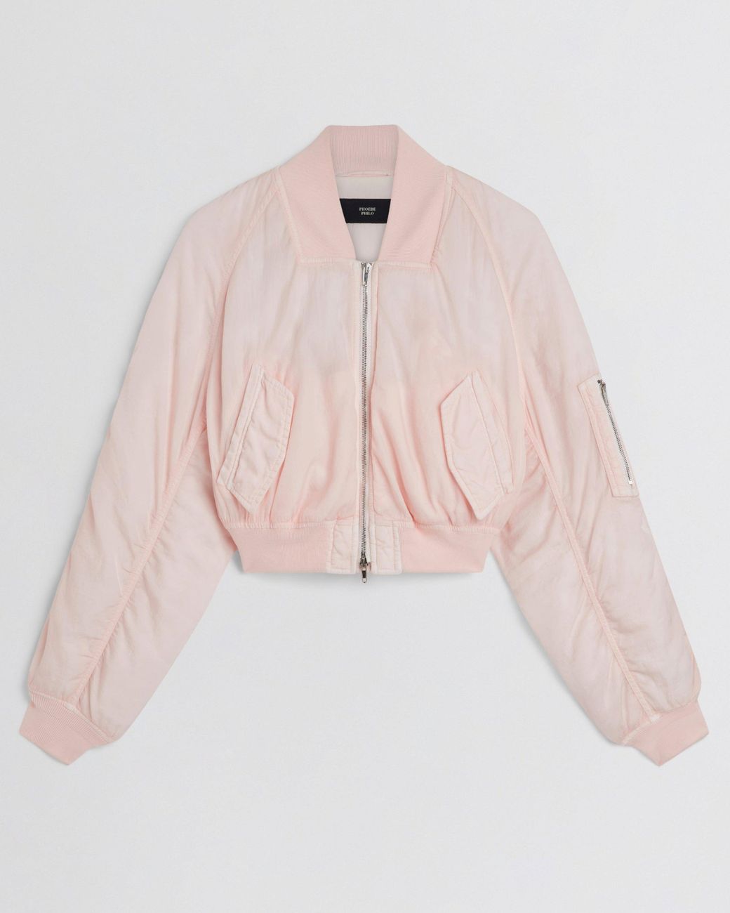Phoebe Philo Pink Soft Bomber Jacket
