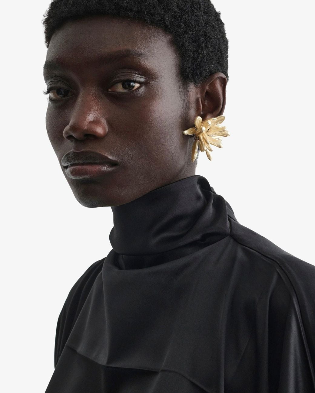 Phoebe Philo Metallic Cluster Earrings