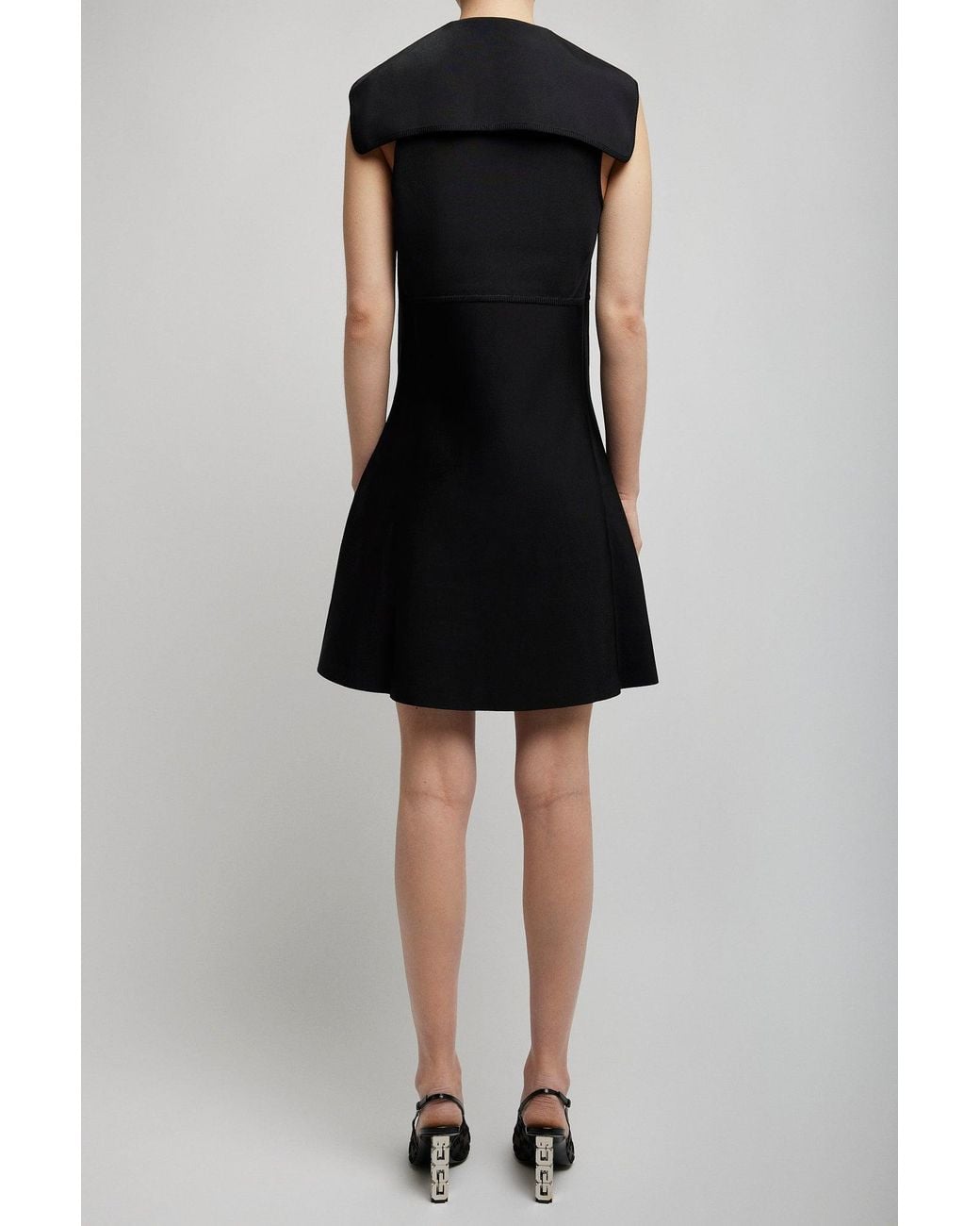Givenchy Sailer Color Black Short Dress