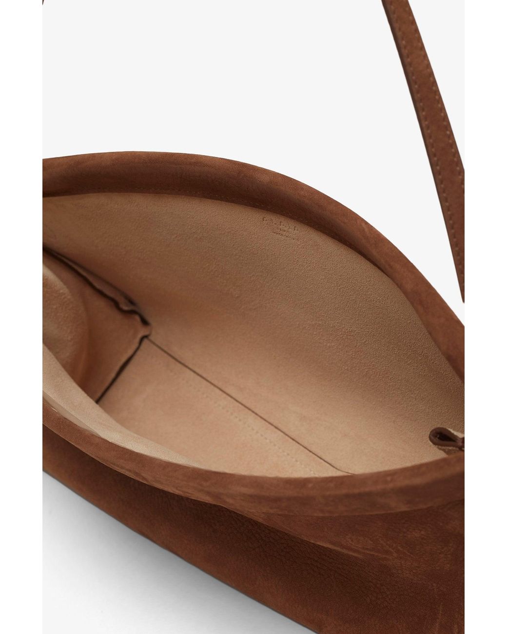 Alaïa Le Click Ew Medium Brown Nubuck Leather Bag