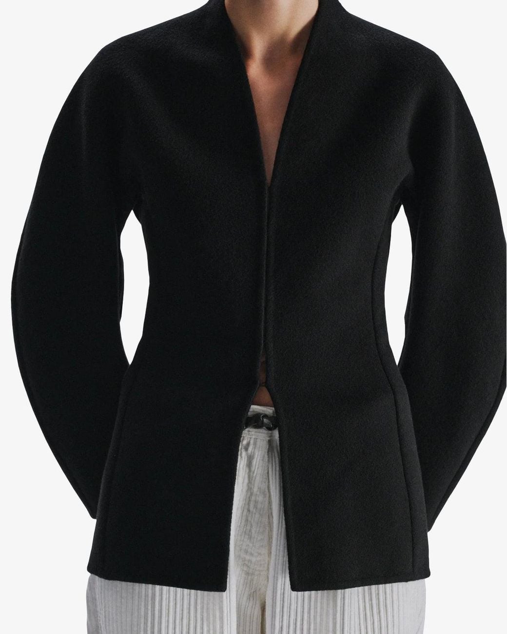 The Row Black Fela Cashmere Jacket
