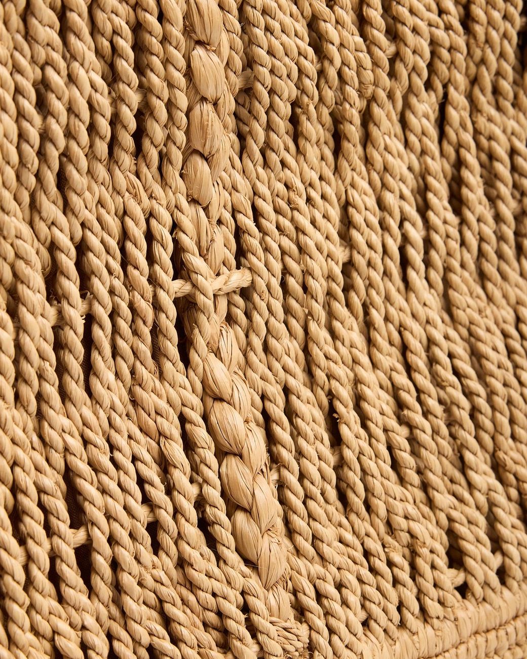 The Row Natural Geogica Raffia Tote Bag