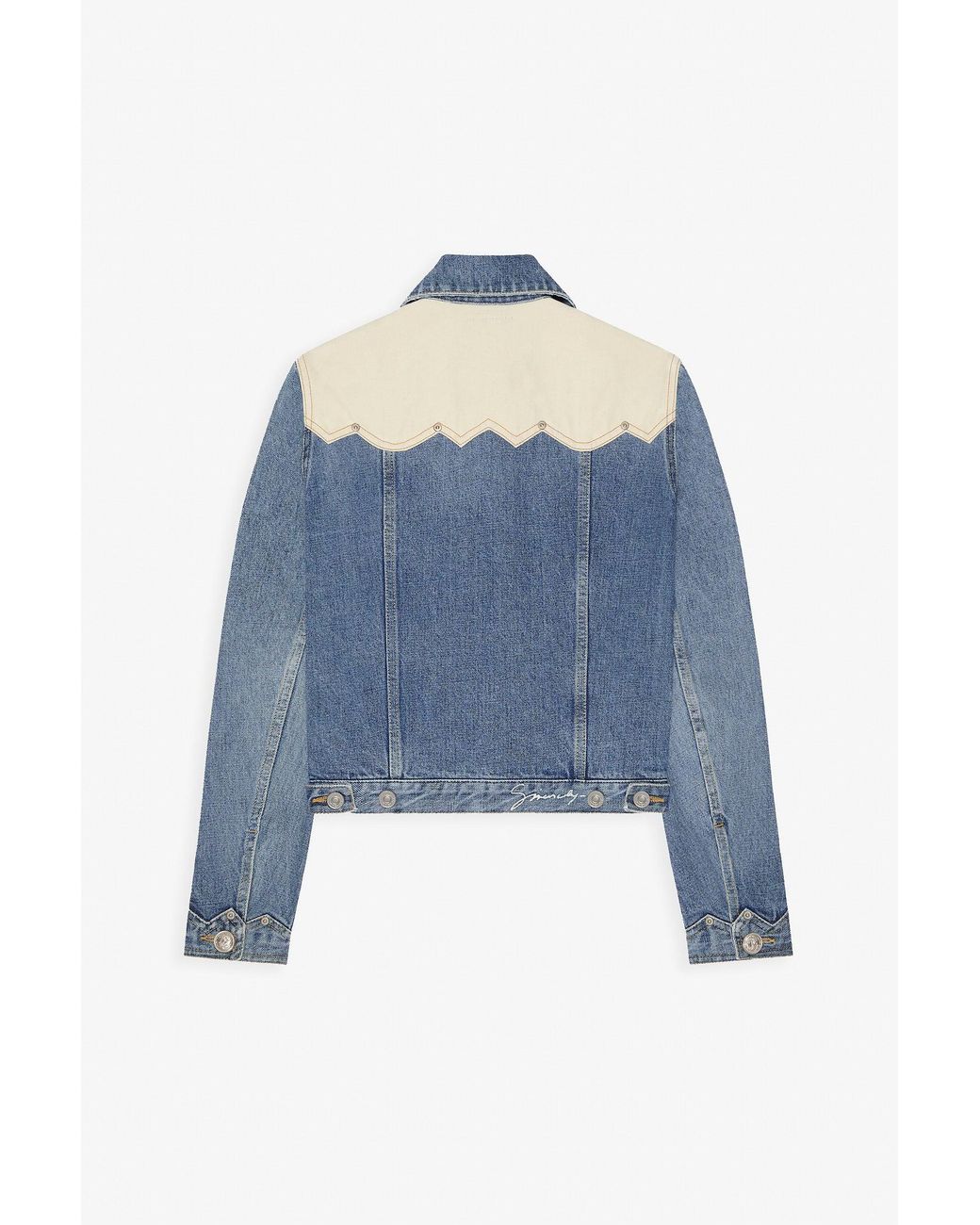 Givenchy Blue Back Details Denim Jacket