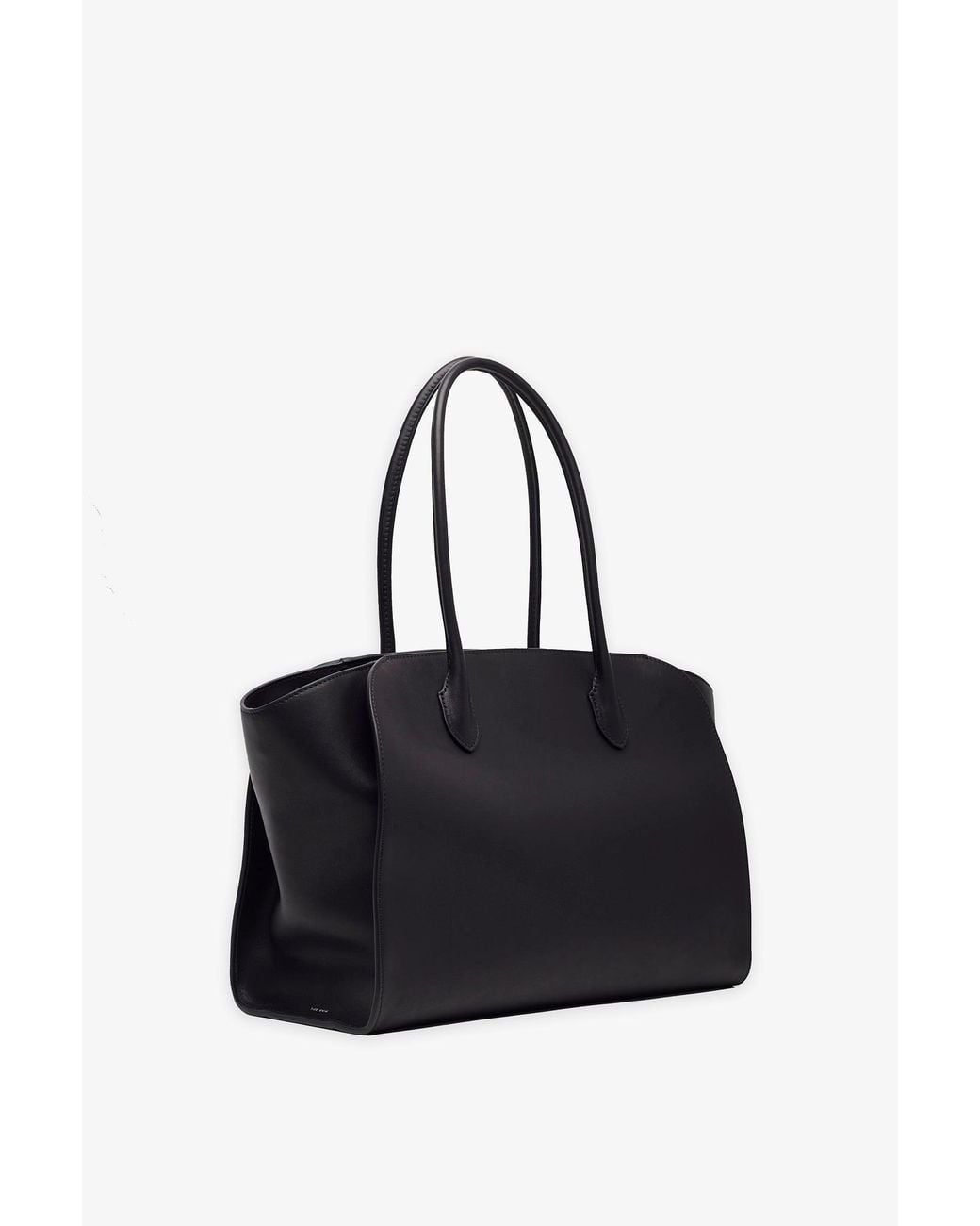The Row Marlo 14 Black Leather Bag